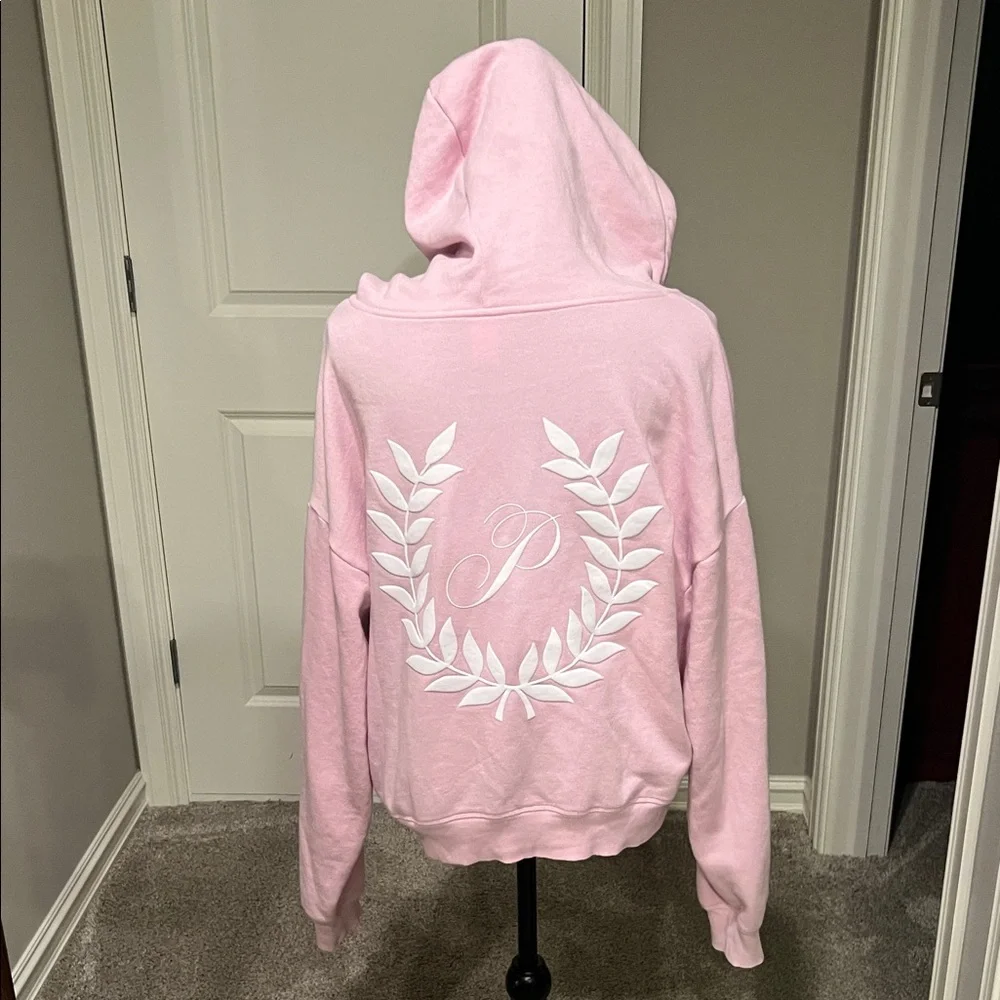 PINK Victoria's Secret Soft Pink Zip-Up Hoodie - Picture 7 of 10